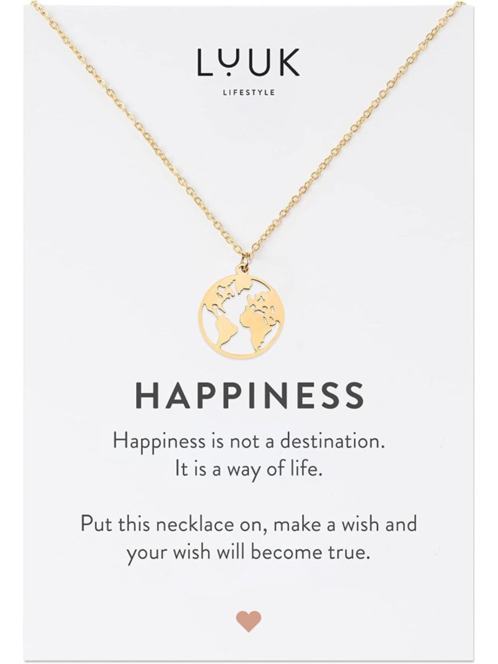 Minimalist Stainless Steel Charm Necklace - Silver, Gold & Rose Gold Options
